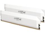32 GB = KIT 2X16GB DDR5 6400 за компютър Crucial Pro White CP2K16G64C38U5W снимка №3