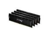64 GB = KIT 4X16GB DDR4 3600 за компютър Kingston Fury Beast KF436C18BBK4/64 снимка №2