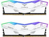 32 GB = KIT 2X16GB DDR5 6000 за компютър Team Group T-Force Deltaα RGB White FF8D532G6000HC30DC01 снимка №2