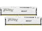 32 GB = KIT 2X16GB DDR5 6000 за компютър Kingston FURY Beast White EXPO KF560C36BWE2K2-32 снимка №2
