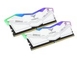 32 GB = KIT 2X16GB DDR5 6400 за компютър Team Group T-Force DELTA RGB White FF4D532G6400HC32ADC01 снимка №2 32 GB = KIT 2X16GB DDR5 6400 за компютър Team Group T-Force DELTA RGB White FF4D532G6400HC32ADC01 снимка №2