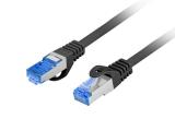 Lanberg Patch Cord CAT.6A S/FTP LSZH CCA 0.5m Fluke Cert. sw снимка №2 Lanberg Patch Cord CAT.6A S/FTP LSZH CCA 0.5m Fluke Cert. sw снимка №2