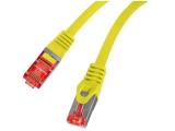 Lanberg Patch cable Cat. 6 S/FTP LSZH CU 3m Yellow Fluke Passed снимка №3 Lanberg Patch cable Cat. 6 S/FTP LSZH CU 3m Yellow Fluke Passed снимка №3