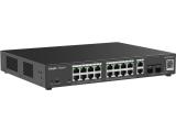 Описание и цена на 20 port Ruijie RG-ES220GS-P 18xGbE 2xSFP 16x PoE+