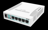 Описание и цена на MikroTik Комутатор MikroTik CSS106-5G-1S, RB260GS, 5xGE, 1xSFP, PoE in, Atheros, SwOS NEW
