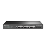 Описание и цена на TP-Link Комутатор TP-LINK SG3428X, 24Gbit порта L2+, 4x10GE SFP+ слота, физ. стекира NEW