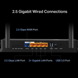 TP-Link Безжичен рутер TP-Link Archer BE230,BE3600,WiFi7,2x2.5GbE,3xGbE,1xUSB3.0,4x ант. NEW снимка №5 TP-Link Безжичен рутер TP-Link Archer BE230,BE3600,WiFi7,2x2.5GbE,3xGbE,1xUSB3.0,4x ант. NEW снимка №5