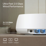 TP-Link Безжичен рутер TP-LINK Deco BE25(2-pack), BE3600, 2x 2.5GbE, Wi-Fi 7 NEW снимка №5