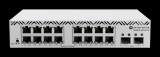 Описание и цена на MikroTik Комутатор MikroTik CSS318-16G-2S+IN, 16x Gbit, 2xSFP+, управляем, за шкаф NEW