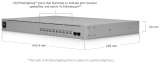 Ubiquiti Комутатор Ubiquiti USW-Pro-XG-10-PoE, 10x Gbit PoE+++, 2xSFP+, L3, 400W NEW снимка №6