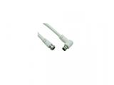 Описание и цена на антенен кабел VCom 9.5mm TV Antena M/F CV612-1.5m