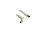 Описание и цена на антенен кабел VCom 9.5mm TV Antena M/M 90 Angle CV601R-1.5m