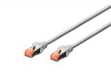 Digitus Premium Patch Cable Cat6 S/FTP 5m grey RJ45/RJ45 - кабели и букси