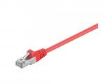 Wentronic Cable Cat5e F/UTP 10m red RJ45/RJ45 лан кабел кабели и букси RJ45 Цена и описание.