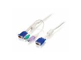 Описание и цена на KVM LevelOne ACC-2102 3m KVM Cable, VGA, PS/2, USB