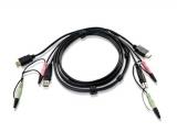 Описание и цена на KVM Aten 2L-7D02UH - video / USB / audio cable - 1.8 m