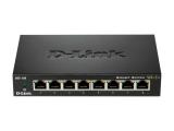 Описание и цена на 8 port D-Link 8-Port Gigabit Ethernet Metal Housing Unmanaged DGS-108/E