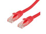 Описание и цена на лан кабел Roline UTP Patch кабел Cat.5e 1.0m AWG24 red
