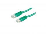 Описание и цена на лан кабел Roline VALUE UTP Patch cable Cat. 6 green 0.5m