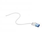 Описание и цена на лан кабел Hama Slim-Flexible, CAT-6, UTP, RJ-45 - RJ-45, 1.5м, Бял