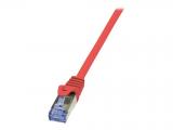 Описание и цена на лан кабел LogiLink Patch Cable, Cat.6A 10G S/FTP, 1m, Red