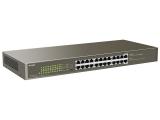 Описание и цена на 24 port Tenda TEG1124P-24-250W 24-Port Gigabit Ethernet Switch