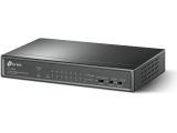TP-Link 9-портов 10/100Mbps Desktop комутатор TL-SF1009P с 8-PoE+ порта снимка №2 TP-Link 9-портов 10/100Mbps Desktop комутатор TL-SF1009P с 8-PoE+ порта снимка №2