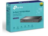 TP-Link 9-портов 10/100Mbps Desktop комутатор TL-SF1009P с 8-PoE+ порта снимка №6 TP-Link 9-портов 10/100Mbps Desktop комутатор TL-SF1009P с 8-PoE+ порта снимка №6