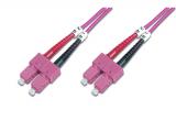 Описание и цена на оптичен кабел Digitus Fiber Optic Multimode Patch Cord, OM4, SC / SC 5m RAL 4003