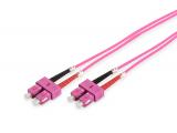 Описание и цена на оптичен кабел Digitus Fiber Optic Multimode Patch Cord 10m, OM4, SC / SC