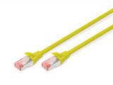 Digitus CAT 6 S/FTP patch cable 3m yellow - кабели и букси
