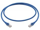 Описание и цена на лан кабел Brand-Rex CAT6 24 AWG STP Patch Cord Blue 1m SP6PCS015400H