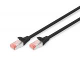 Описание и цена на лан кабел Digitus Premium Cat6 S-FTP patch cable - 2 m - black
