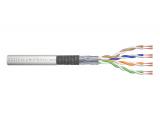 Описание и цена на лан кабел Digitus CAT 5e SF/UTP twisted pair patch cord 305m, raw, gray