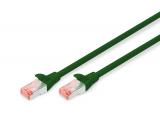 Описание и цена на лан кабел Digitus CAT 6 S/FTP patch cord 5m, green