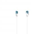 Описание и цена на лан кабел Hama Мрежов кабел Flexi-Slim, U/UTP CAT 6a, 10 Gbit/s, RJ-45 - RJ45, 3.0 m, Бял