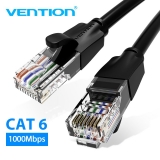 Описание и цена на лан кабел Vention Кабел LAN UTP Cat.6 Patch Cable - 3M Black - IBEBI