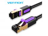 Описание и цена на лан кабел Vention Кабел LAN SSTP Cat.7 Patch Cable - 1.5M Black - ICDBG