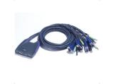 Описание и цена на KVM Aten 4-Port USB VGA/Audio Cable KVM Switch (0.9m, 1.2m), CS64US