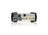 Aten KVMP switch CS1732A 2-port, PS/2-USB, VGA/Audio снимка №2