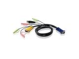 Описание и цена на KVM Aten 2L-5302U - keyboard / video / mouse / audio cable - 1.83 m