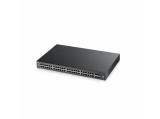 Описание и цена на 48 port ZyXEL Switch XGS2210-52, 48 Ports Gigabit, Managed L3, 4xSFP, Rack-Mount