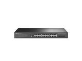 Описание и цена на 24 port TP-Link TL-SG3428X JetStream 24-Port Gigabit L2+ Managed Switch with 4 10GE SFP+ Slots