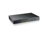 Описание и цена на 24 port ZyXEL Switch 24-port ZyXEL GS1915-24EP, Gigabit, managed, standalone or Nebula management, rack mount, PoE