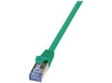 Описание и цена на лан кабел LogiLink Patch Cable Cat.6A 10G S/FTP PIMF PrimeLine, 1m Green