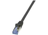 Описание и цена на лан кабел LogiLink PrimeLine CAT 6a patch cable - 0.25 m - black