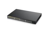 Описание и цена на 48 port ZyXEL GS1900-48HP, 48 port managed, PoE, Gigabit, Rack-Mount