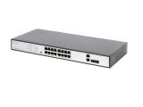Описание и цена на 16 port Digitus 16 Port Fast Ethernet PoE Switch, 19 Inch, Unmanaged, 2 Uplinks