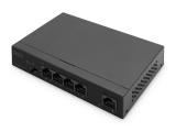 Описание и цена на 4 port Digitus 4 Port Gigabit PoE Switch, Unmanaged, 1 Uplink