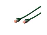 Описание и цена на лан кабел Digitus patch cable Cat.6A SFTP - 5 m - green